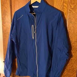 Peter Millar Men's Classic Blue Windbreaker